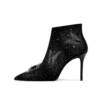 Ботильоны женские черный Hoov