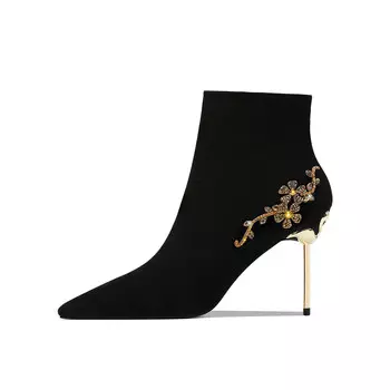 Ботильоны женские черный Hoov