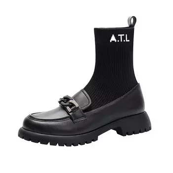 Ботильоны женские черный Jiuxingdao