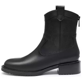 Ботильоны женские черный Joypeace