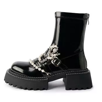 Ботильоны женские черный Kemeilian