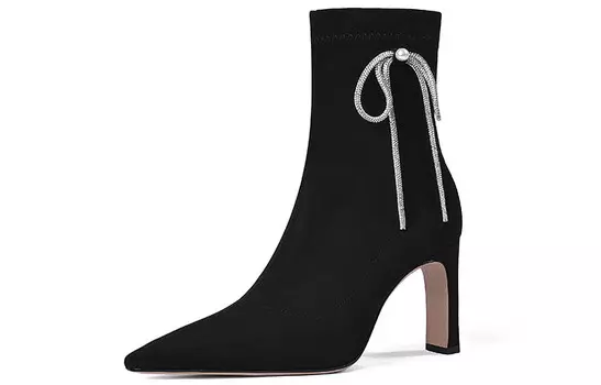 Ботильоны женские черный Lily Wei