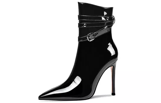 Ботильоны женские черный Lily Wei