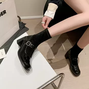 Ботильоны женские черный Pvaj