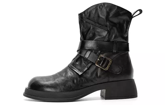 Ботильоны женские черный Q.Vonton