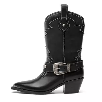 Ботильоны женские черный Sugarsu