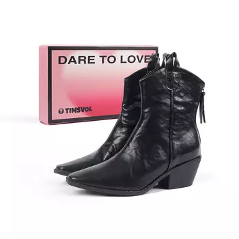 Ботильоны женские черный Timsvol