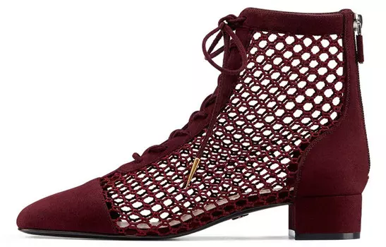Ботильоны женские Dior Naughtily-D, бордовый