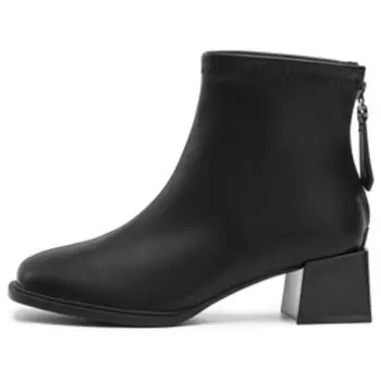 Ботильоны женские Dusto, цвет Black Fleece-Lined