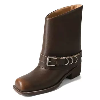 Ботильоны женские Easttata Et, коричневый