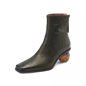 Ботильоны женские Echo&Yolo, зеленый