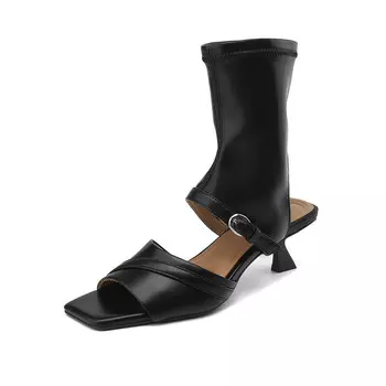 Ботильоны женские Flowerskam, серебряный