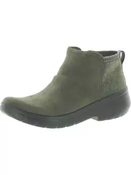 Ботильоны женские из искусственной замши Karma Bzees, цвет olive knit