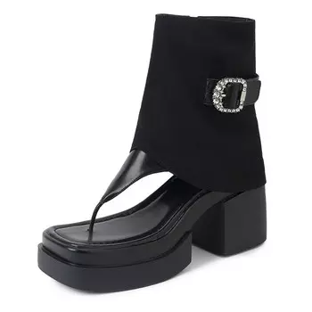 Ботильоны женские Jiuxingdao, черный