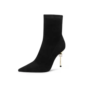 Ботильоны женские Jooc, цвет Sexy Black [HEEL HEIGHT 7.5CM]