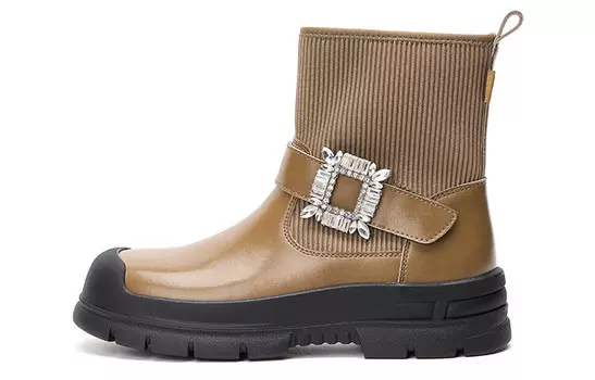 Ботильоны женские Joy&Mario, коричневый