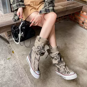 Ботильоны женские Kemeilian, хаки