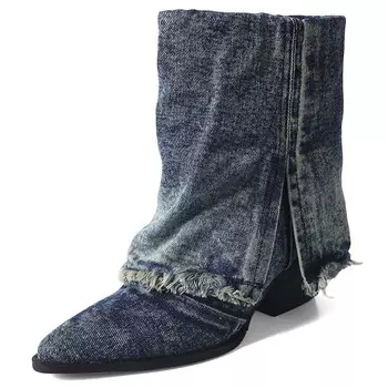 Ботильоны женские Kemeilian, синий