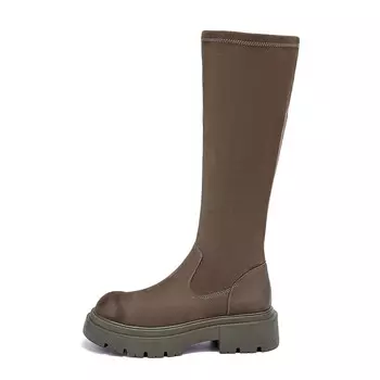 Ботильоны женские кофейные Eblan, цвет Coffee