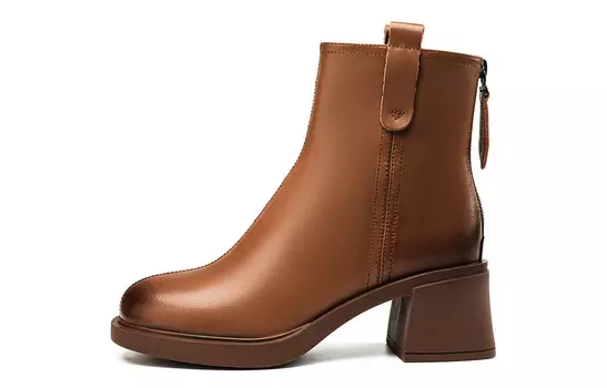 Ботильоны женские коричневые C°Banner