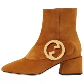 Ботильоны женские коричневые Gucci