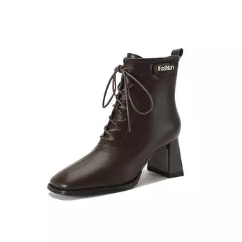 Ботильоны женские коричневый Dme