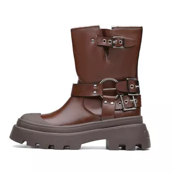 Ботильоны женские коричневый Ourcover