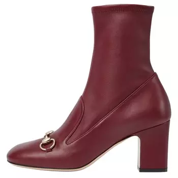 Ботильоны женские красный Gucci