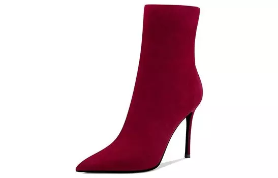 Ботильоны женские красный Miss Left
