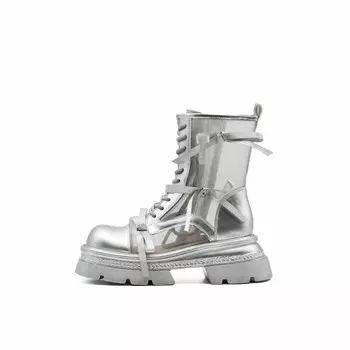 Ботильоны женские Little Sue, серебряный