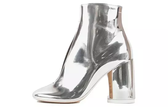 Ботильоны женские Maison Margiela, белый/серебристый