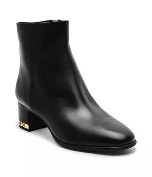 Ботильоны женские Michael Kors кожаные на каблуке, черный