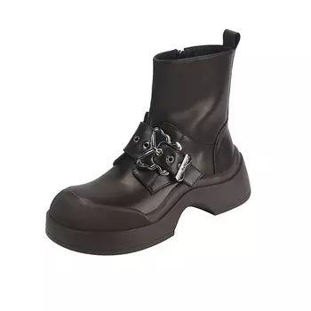 Ботильоны женские Mo Lin, цвет Coffee