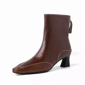 Ботильоны женские Mo Lin, коричневый