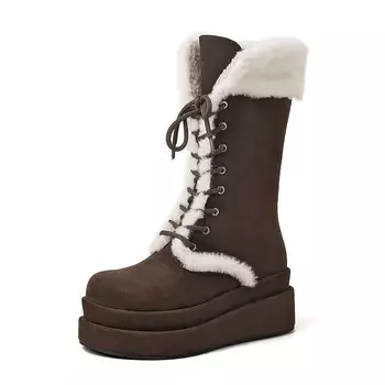 Ботильоны женские Mo Lin, темно-коричневый