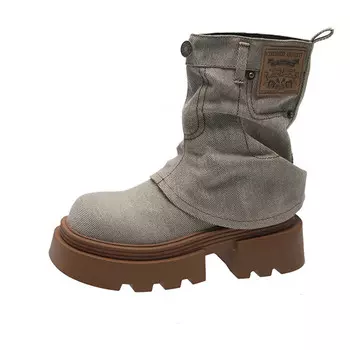 Ботильоны женские Mxgm, бежевый