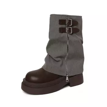 Ботильоны женские Mxgm, хаки