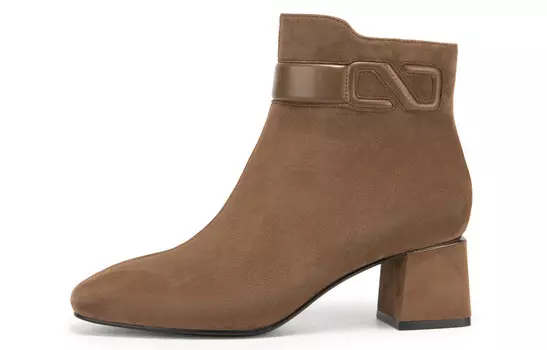 Ботильоны женские Natursun, цвет Coffee