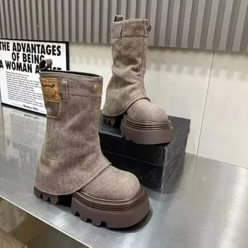 Ботильоны женские Nunz, серый