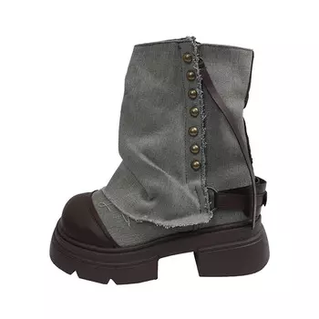 Ботильоны женские Obwa, темно-синий