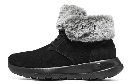 Ботильоны женские ON THE GO средней высоты, черные/серые Skechers