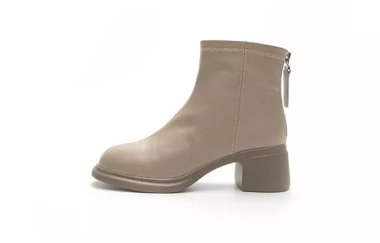 Ботильоны женские Pooq, цвет Milk tea