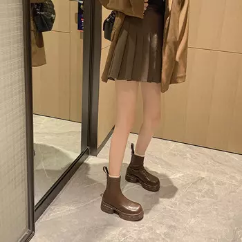 Ботильоны женские Pvaj, цвет Coffee