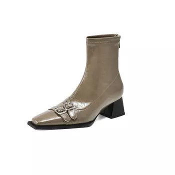 Ботильоны женские Pwpj, хаки