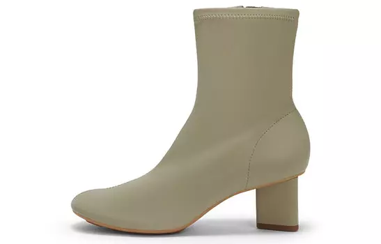 Ботильоны женские пыльно-зеленые Charles&Keith