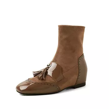 Ботильоны женские Qiaoliner, черный