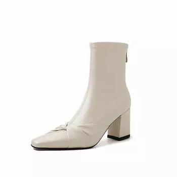 Ботильоны женские Qiaoliner, черный