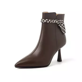 Ботильоны женские Qiaoliner, черный