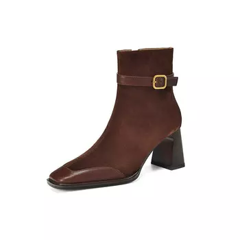 Ботильоны женские Qiaoliner, черный