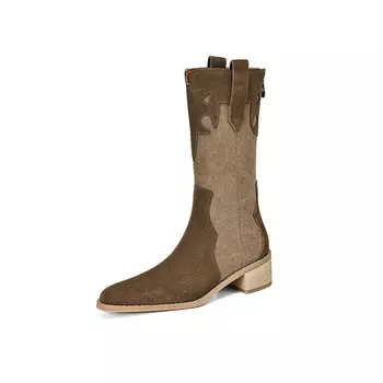 Ботильоны женские Qiaoliner, желтый